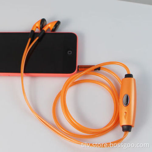 2014 New Flashlight Wired Earphone for Mobile Phone